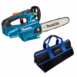 Makita DUC256Z Twin 18v / 36v LXT Cordless Lithium Ion Chainsaw 250mm Bare + Bag