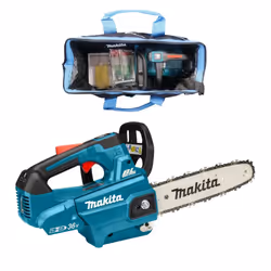 Makita DUC256Z Twin 18v / 36v LXT Cordless Lithium Ion Chainsaw 250mm Bare + Bag