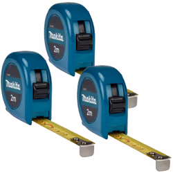Makita E-03078 2m Pocket Tape Measure 2 Metres Mini Measuring Tape 200cm X 3
