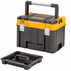 Dewalt DWST83343-1 Deep TSTAK 2.0 Storage Box Long Handle + 50mm Shadowfoam Foam