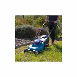 Makita DLM382PT2 18v / 36v LXT Cordless Battery Lawn Mower 2x5ah + Line Trimmer