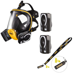 Dewalt P3 Filter Full Face Dust Mask Respirator + Ear Plugs + Extra P3 Filters