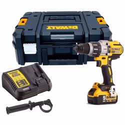 Dewalt DCD996P1 18v XR 3 Speed Brushless Combi Hammer - 1 x 5.0ah Battery