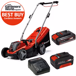 Einhell 33cm Cordless Lawnmower 18V Rotary PXC GE-CM 18/33 Li 4Ah 2.5Ah Battery