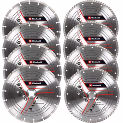 Einhell KWB 49797605 2 Piece Diamond Cutting Disc Set 230 mm Angle Grinder x4