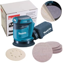 Makita DBO180Z 18v LXT Lithium Ion Random Orbital Sander 125mm Body + 25 Mesh