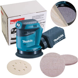 Makita DBO180Z 18v LXT Lithium Ion Random Orbital Sander 125mm Body + 5 Mesh