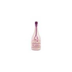 Champagne Bottle Bubbles Purple