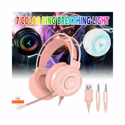 M10 Gaming Headset Rdb Led Wired Headphones Stereo with Mic Microphone M10 Pc Xbox Ps4.2