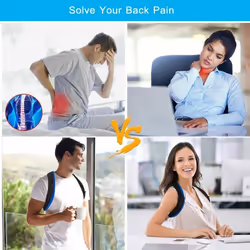 Posture Corrector Back Support Body Brace Wellness Lumbar Shoulder Support Belt