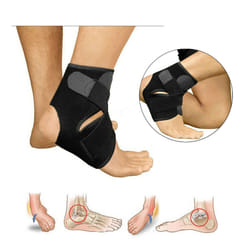 MEDICAL ANKLE SUPPORT STRAP COMPRESSION WRAP BANDAGE BRACE NEOPRENE SPORTS FOOT