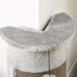 PawHut 58cm Cat Scratching Post for Corner Wall w/ Covered Plush, Play Balls - Additional view 7