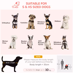 PawHut Detachable Pet Stroller with Rain Cover for Small and Tiny Dogs, Red