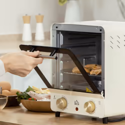HOMCOM Mini Oven Toaster Oven with Baking Tray Wire Rack Crumb Tray - Additional view 7