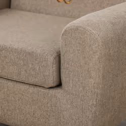 HOMCOM Kids Sofa Children Armchair Toddler Chair Ear Modeling Bedroom Brown - Additional view 6