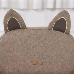HOMCOM Kids Sofa Children Armchair Toddler Chair Ear Modeling Bedroom Brown - Additional view 7