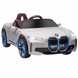 HOMCOM BMW i4 Licensed 12V Kids Electric Ride-On Car w/ Remote Control - White - Additional view 8