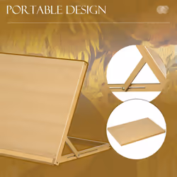 Vinsetto Desktop Table Easel Adjustable Table Top Easel for Adults Beginners - Additional view 4