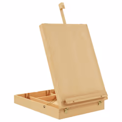 Vinsetto Wooden Table Easel Box Hold Canvas up to 61cm Adjustable Sketch Board - Additional view 8