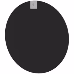 HOMCOM Wall Mirror for Living Room Bedroom, 61 cm Circle Bathroom Mirror, Black - Additional view 7