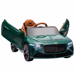 HOMCOM Bentley Bacalar Licensed 12V Kids Electric Ride-On w/ Remote - Green - Additional view 8