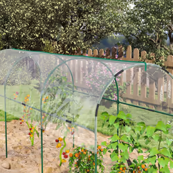Outsunny Tomato Greenhouse with Top Tap, Pointed Bottom and Guy Ropes, Clear - Additional view 8