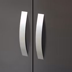 HOMCOM Modern Wardrobe Closet, Clothes Cabinet with High Glossing Door, Grey - Additional view 5