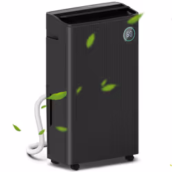HOMCOM 16L/Day Quiet Air Dehumidifier with Purifier, UVC, Ioniser, Timer, Black - Additional view 8