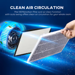 HOMCOM 16L/Day Quiet Air Dehumidifier with Purifier, UVC, Ioniser, Timer, White - Additional view 7