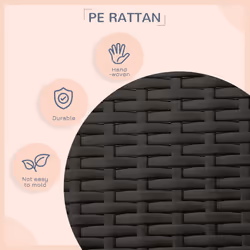 PawHut Wicker Dog House, Rattan Pet Bed with Soft Cushion, Cat Basket - Cream