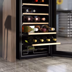 24 Bottles Wine Fridge with Glass Door Digital Touch Screen Control LED Light - Additional view 5