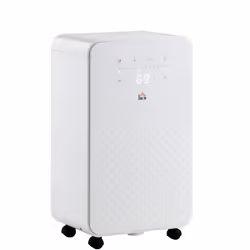 HOMCOM 12L/Day Protable Quiet Air Dehumidifier with Purifier, Timer, 5 Modes - Additional view 8