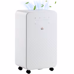 HOMCOM 10L/Day Protable Quiet Air Dehumidifier with Purifier, Timer, 5 Modes - Additional view 8