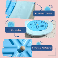 ZONEKIZ 2 in 1 Balance Board, Kids Wobble Board with Ball - Blue - Additional view 4