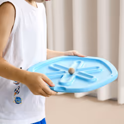 ZONEKIZ 2 in 1 Balance Board, Kids Wobble Board with Ball - Blue - Additional view 7
