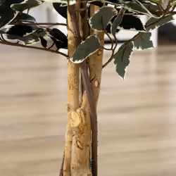 HOMCOM Artificial Ficus Tree with Lifelike Leaves and Natural Trunks Green - Additional view 6