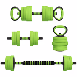 SPORTNOW Weight Dumbbells Set, Barbell, Kettlebell, Push Up Stand, 20kg