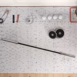SPORTNOW 5cm Weight Lifting Bar, Barbell Bar with Spring Clips, 210cm, 20kg - Additional view 6