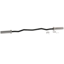 SPORTNOW 120cm EZ Curl Bar, Olympic Barbell Bar for 5cm Weight Plates, 8kg