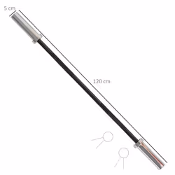 SPORTNOW 120cm EZ Curl Bar, Olympic Barbell Bar for 5cm Weight Plates, 8kg - Additional view 8