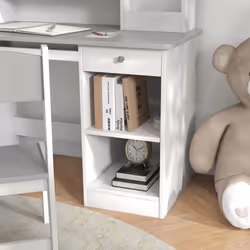 ZONEKIZ Kids Desk and Chair Set with Storage, for Ages 5-8 Years - Additional view 7