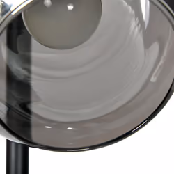 HOMCOM Modern Floor Lamp with Glass Global Shade, 3 Light, for Living Room - Additional view 8
