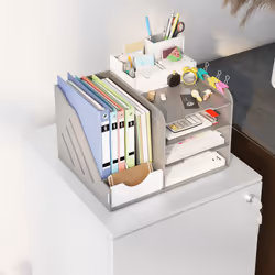 Vinsetto Steel File Cabinet with Hanging Bar for Letter A4 Legal Size White - Additional view 6