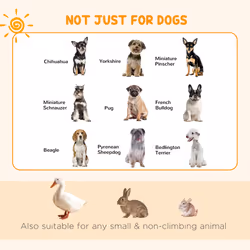 PawHut 24" Pet Dog Playpen, Puppy Cage, Eight-Panel Metal Fence, Run, Garden - Additional view 4