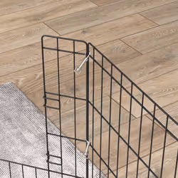 PawHut 24" Pet Dog Playpen, Puppy Cage, Eight-Panel Metal Fence, Run, Garden - Additional view 7