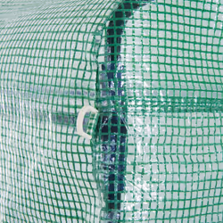 Outsunny 6 x 3 x 2 m Polytunnel Greenhouse Pollytunnel Tent Steel Frame Green - Additional view 8