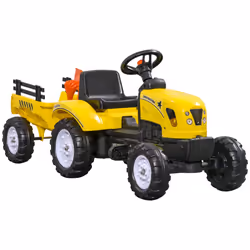 HOMCOM Pedal Go Kart Ride on Tractor with Shovel & Rake Four Wheels Child Toy - Additional view 7