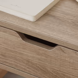 HOMCOM Floating Nightstand Set of 2, Nightstand with Drawer, Natural - Additional view 6