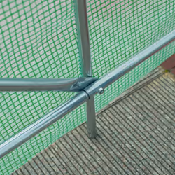 Outsunny 2.5 x 2m Walk-In Polytunnel Greenhouse with Roll Up Door Windows Green - Additional view 6