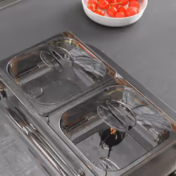 HOMCOM 4 Tray Electric Food Warmer Buffet Server with Adjustable Temp 300W - Additional view 6